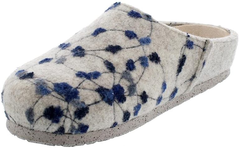 Mephisto Polli Dames Klomp/Slipper - Licht Taupe Vilt